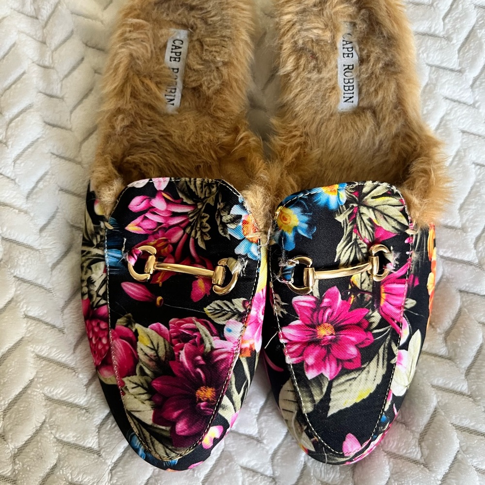 Fur lined Mules